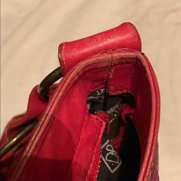 Donald J Pliner Red Purse - Picture 6 of 7